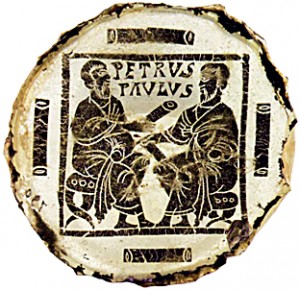 Icono de Pedro y Pablo Vaticano. Siglo  V. 