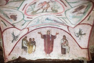 Catac. Priscilla. Orante. Siglo III.
