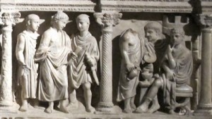 S. Junio Basso. Cristo delante de Pilatos.