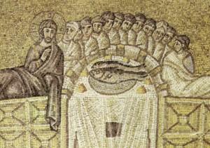 Ravenna,_sant'apollinare_nuovo_ultima_cena_(inizio_del_VI_secolo)
