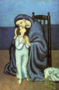 Picasso, Mother and child.