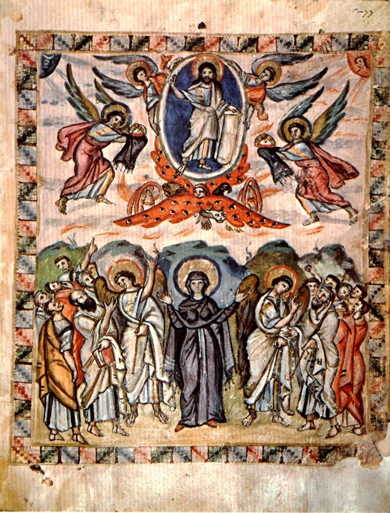 Evangelio de Rabbula, Ascensión del Señor, s. VI.
